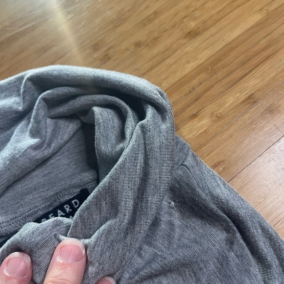 GUC Veronica Beard- Manda Jersey Heather Grey Dress. Size L - Picture 8 of 8